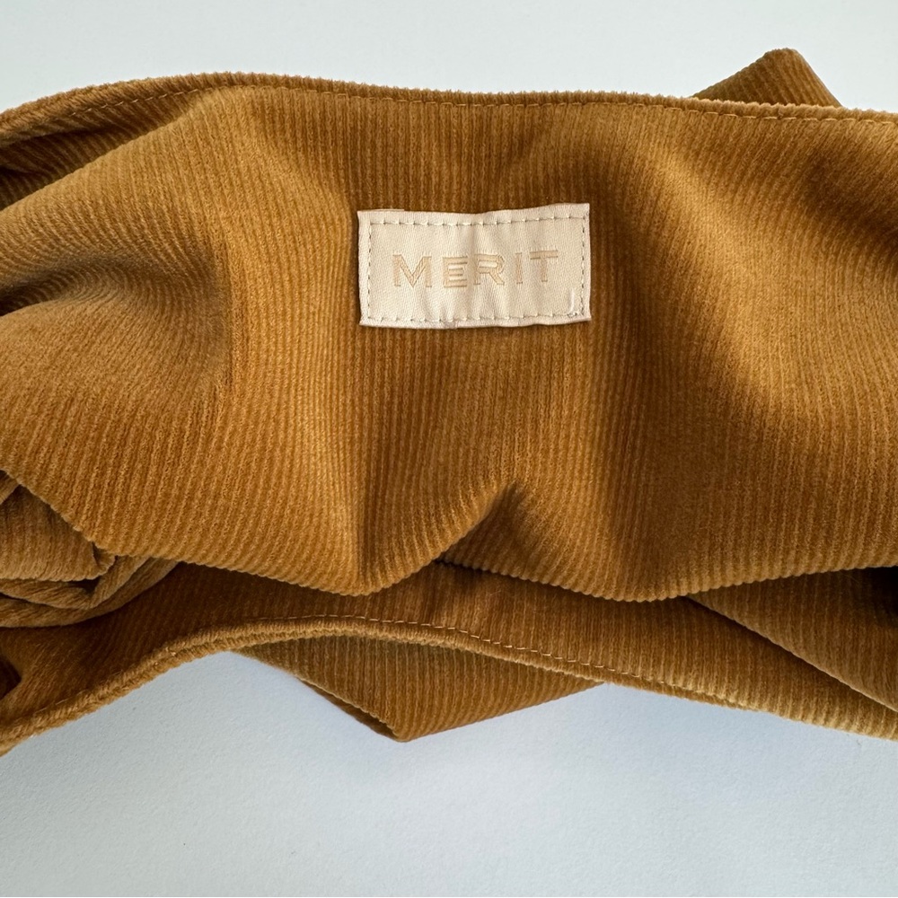 Merit Beauty The Signature Cosmetic Bag Corduroy Tie Top - Picture 8 of 12